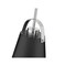 Z-Lite Z-Studio 1 Light Mini Pendant, Matte Black 726MP-MB+BN - alternate 7